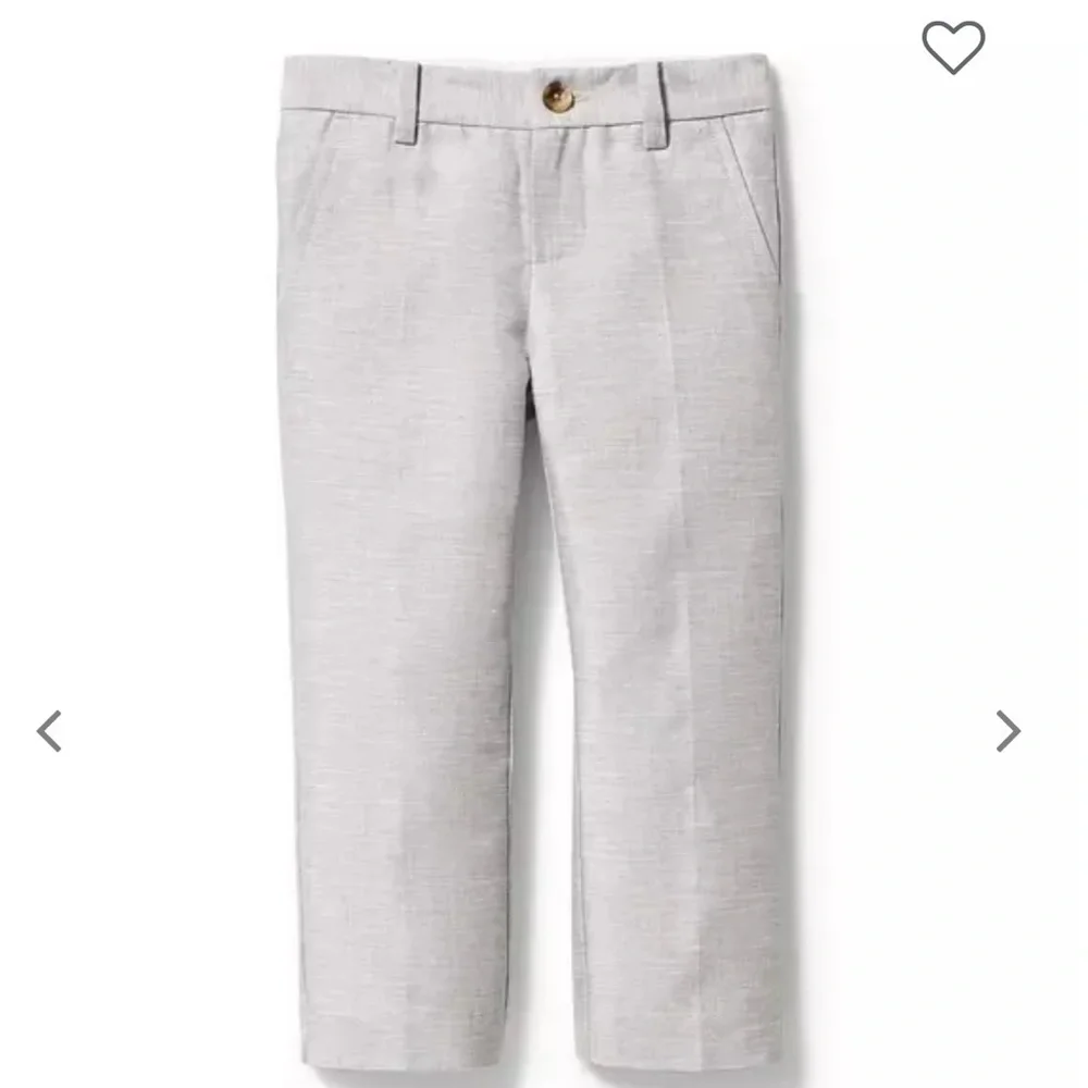 NWT Janie & Jack Boy’s Special Occasion Linen Blend Pant
